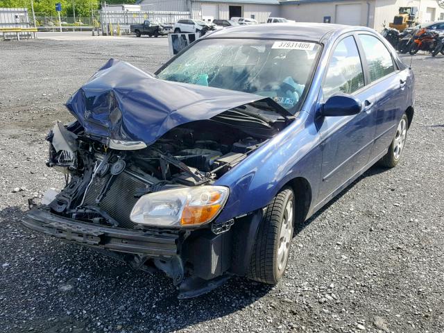 KNAFE121675456117 - 2007 KIA SPECTRA EX BLUE photo 2