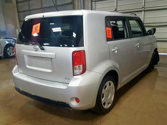 JTLZE4FE3DJ037910 - 2013 TOYOTA SCION XB 银色 照片 4