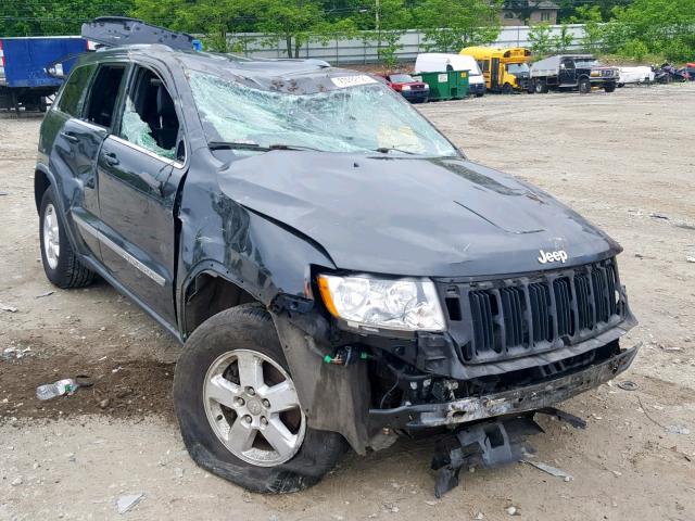 1J4RR4GG5BC585435 - 2011 JEEP GRAND CHER BLACK photo 1