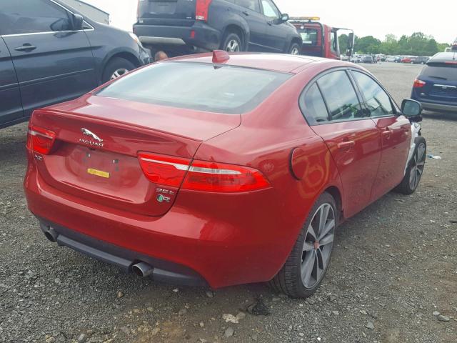 SAJAF4BV9HA972223 - 2017 JAGUAR XE R - SPO RED photo 4