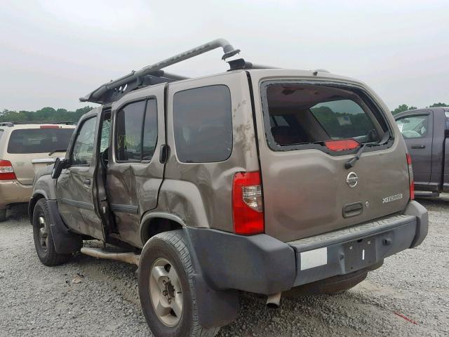 5N1ED28T03C653768 - 2003 NISSAN XTERRA XE TAN photo 3