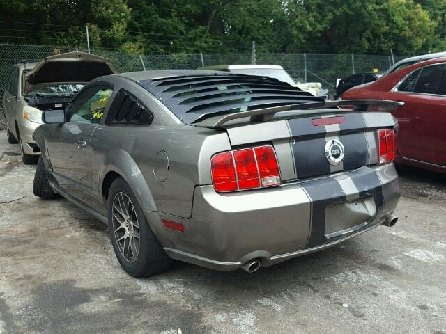 1ZVFT82H055209684 - 2005 FORD MUSTANG GT CHARCOAL photo 3