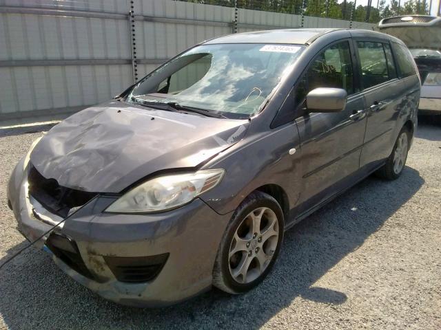 JM1CR293290347550 - 2009 MAZDA 5 BLACK photo 2