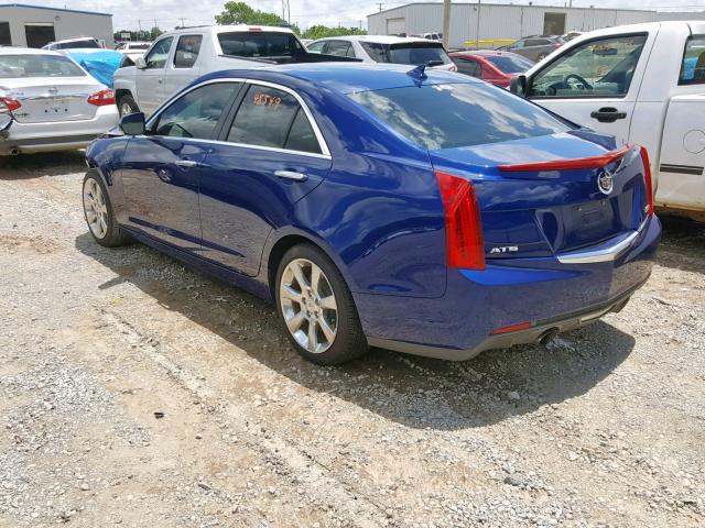 1G6AB5RX9D0162682 - 2013 CADILLAC ATS LUXURY BLUE photo 3