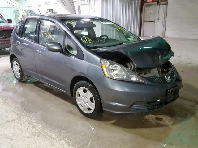 JHMGE8H35DC006781 - 2013 HONDA FIT GRAY photo 1