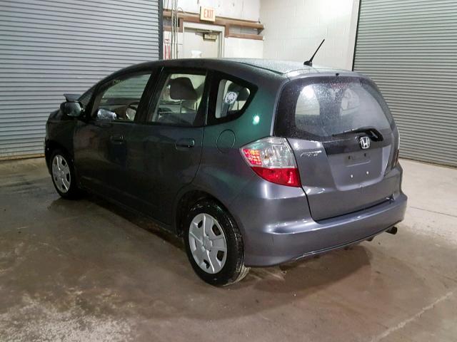 JHMGE8H35DC006781 - 2013 HONDA FIT GRAY photo 3