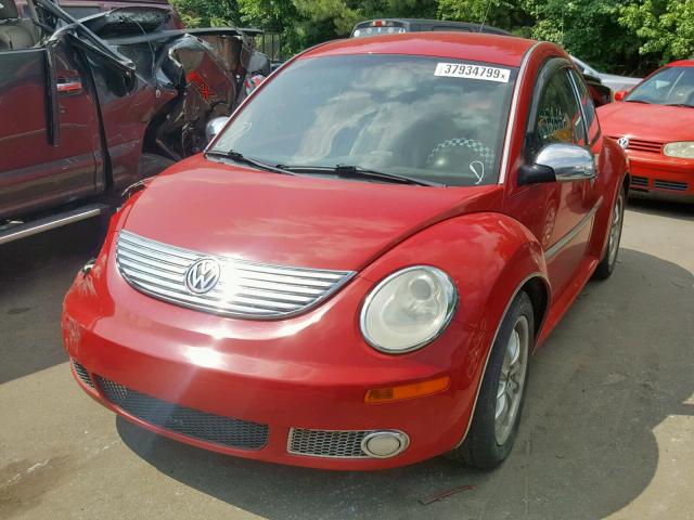 3VWPW31C08M512287 - 2008 VOLKSWAGEN NEW BEETLE წითელი ფოტო 2