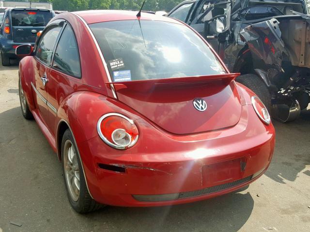 3VWPW31C08M512287 - 2008 VOLKSWAGEN NEW BEETLE წითელი ფოტო 3