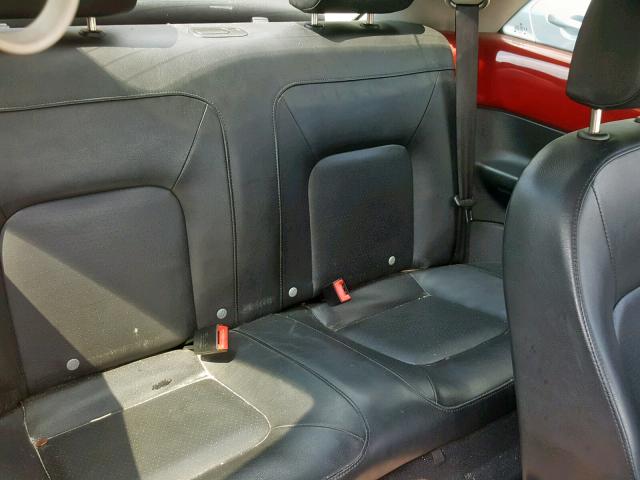 3VWPW31C08M512287 - 2008 VOLKSWAGEN NEW BEETLE წითელი ფოტო 6