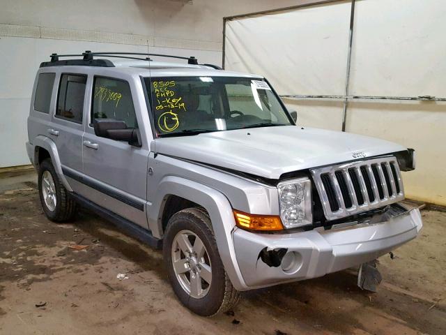 1J8HG48P47C528505 - 2007 JEEP COMMANDER SILVER photo 1