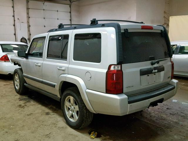1J8HG48P47C528505 - 2007 JEEP COMMANDER SILVER photo 3