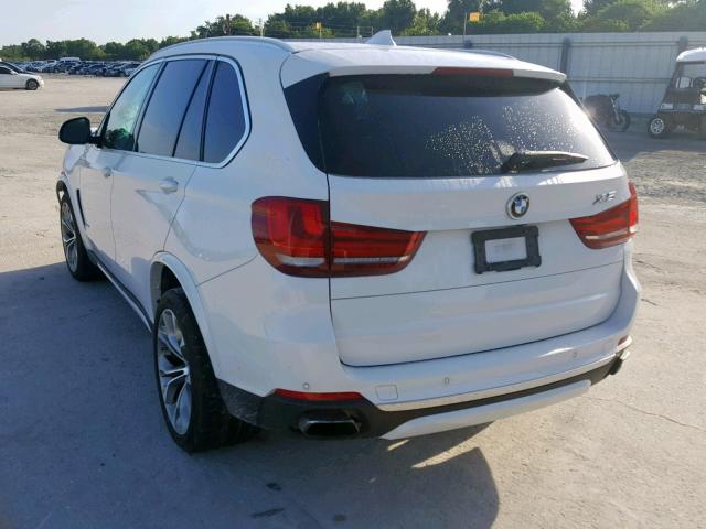 5UXKR6C55H0J84435 - 2017 BMW X5 XDRIVE5 WHITE photo 3