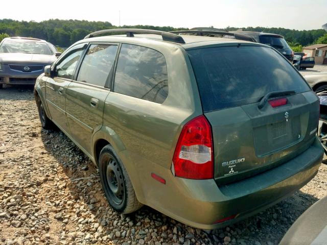 KL5JD86Z95K102203 - 2005 SUZUKI FORENZA S GREEN photo 3