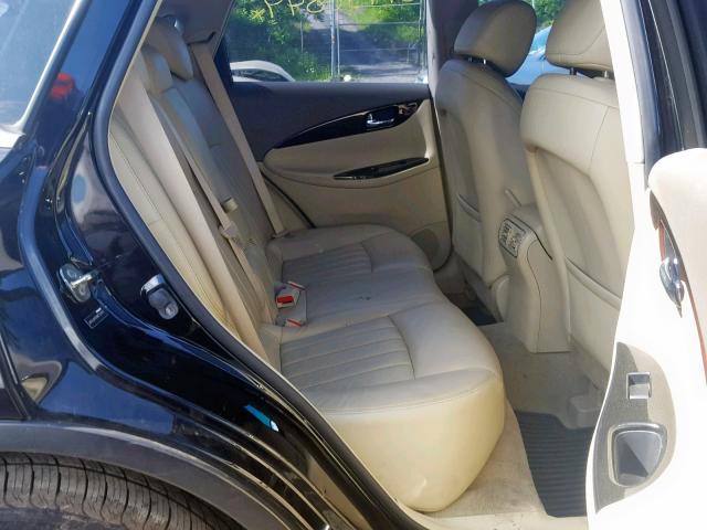 JN1AJ0HR8AM753843 - 2010 INFINITI EX35 BASE BLACK photo 6