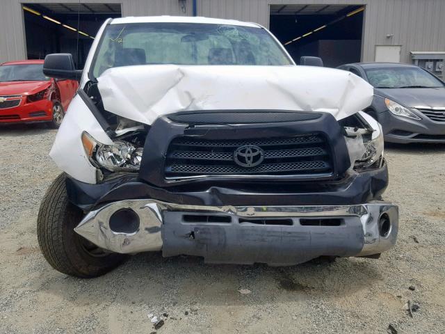 5TFJU52168X004083 - 2008 TOYOTA TUNDRA WHITE photo 9