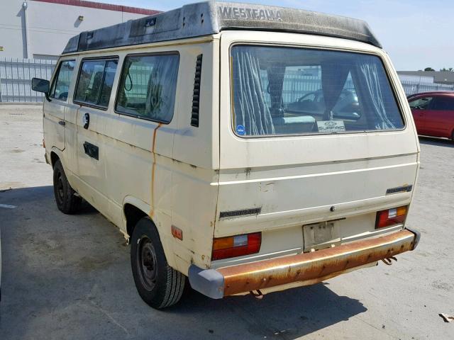 WV2ZB0259DH078702 - 1983 VOLKSWAGEN VANAGON CA BEIGE photo 3