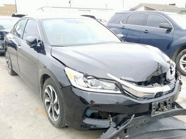 1HGCR2F85GA115291 - 2016 HONDA ACCORD EXL BLACK photo 1