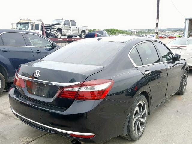 1HGCR2F85GA115291 - 2016 HONDA ACCORD EXL BLACK photo 4