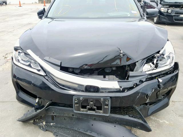 1HGCR2F85GA115291 - 2016 HONDA ACCORD EXL BLACK photo 9