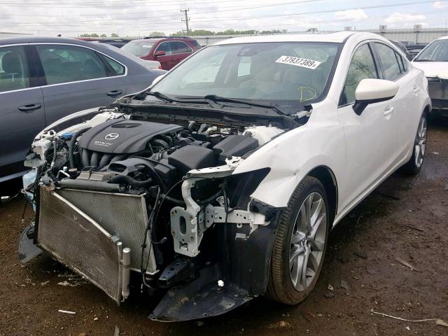 JM1GJ1W6XE1143276 - 2014 MAZDA 6 GRAND TO WHITE photo 2