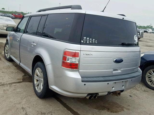 2FMGK5BC1BBD20485 - 2011 FORD FLEX SE SILVER photo 3