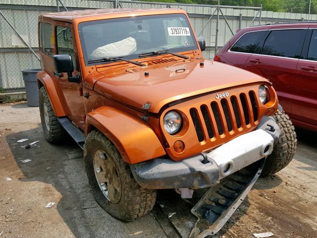 1J4AA5D16BL575653 - 2011 JEEP WRANGLER S ORANGE photo 1