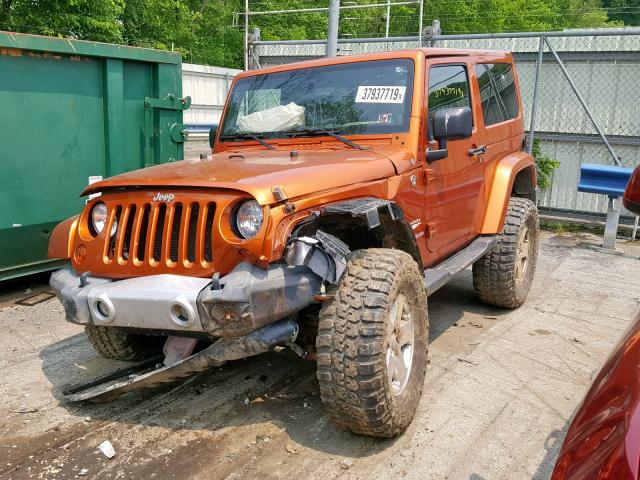 1J4AA5D16BL575653 - 2011 JEEP WRANGLER S ORANGE photo 2