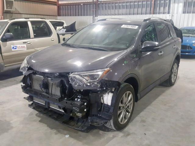 2T3YFREV5GW274486 - 2016 TOYOTA RAV4 LIMIT GRAY photo 2