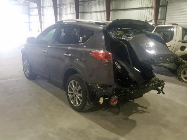 2T3YFREV5GW274486 - 2016 TOYOTA RAV4 LIMIT GRAY photo 3