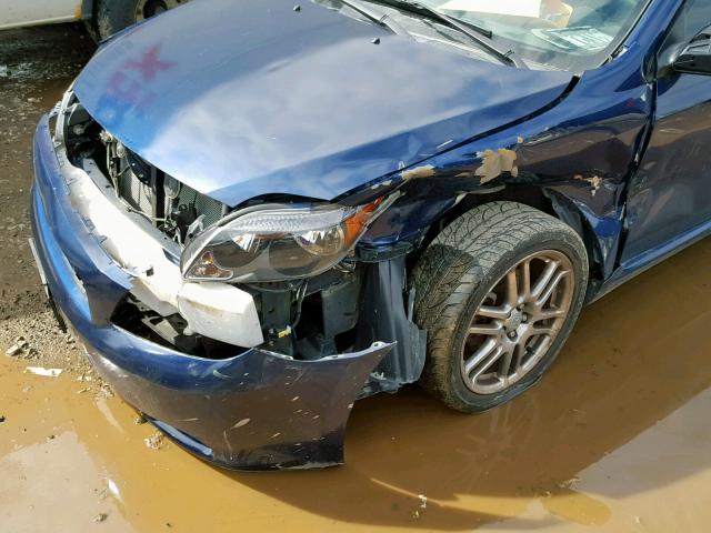 JTKDE177350030296 - 2005 TOYOTA SCION TC ლურჯი ფოტო 9