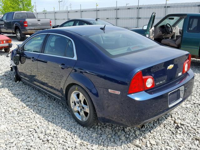 1G1ZC5EB2AF158658 - 2010 CHEVROLET MALIBU 1LT BLUE photo 3