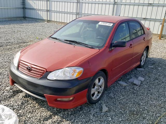 2T1BY32E95C373840 - 2005 TOYOTA COROLLA XR 红色 照片 2