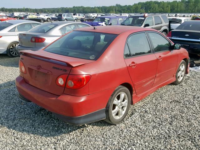 2T1BY32E95C373840 - 2005 TOYOTA COROLLA XR 红色 照片 4