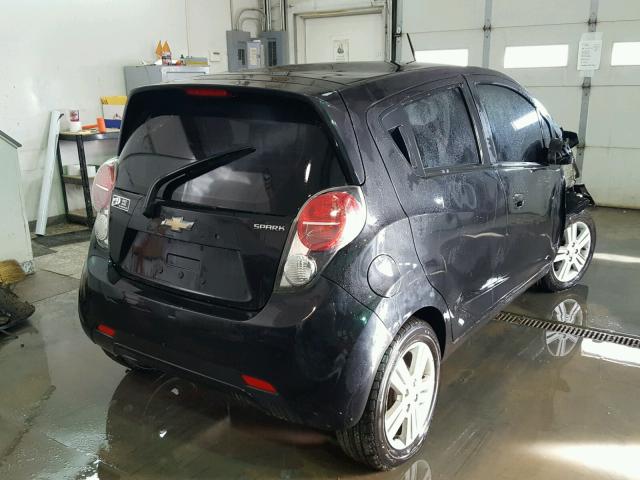 KL8CA6S96EC543120 - 2014 CHEVROLET SPARK LS BLACK photo 4