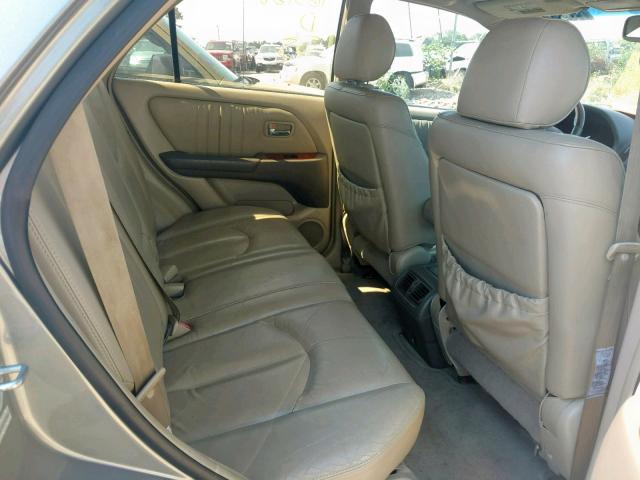 JTJGF10U030154392 - 2003 LEXUS RX 300 GRAY photo 6