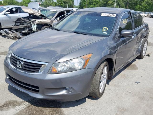 1HGCP36819A014182 - 2009 HONDA ACCORD EXL GRAY photo 2