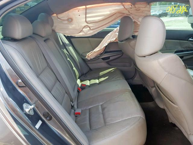 1HGCP36819A014182 - 2009 HONDA ACCORD EXL GRAY photo 6