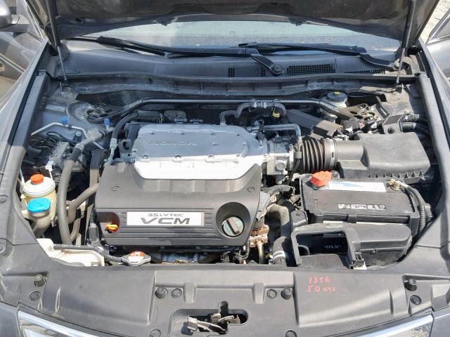 1HGCP36819A014182 - 2009 HONDA ACCORD EXL GRAY photo 7