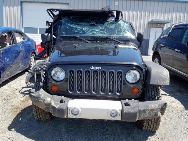 1C4AJWBG2DL503645 - 2013 JEEP WRANGLER S BLACK photo 9