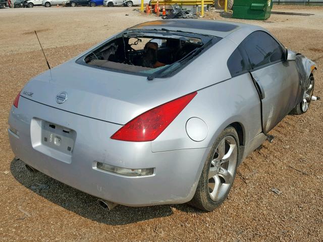 JN1BZ34DX8M706980 - 2008 NISSAN 350Z COUPE SILVER photo 4