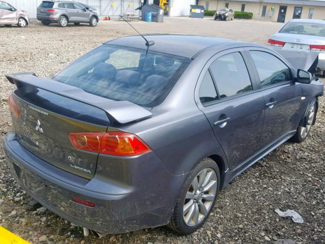 JA3AU86WX9U023776 - 2009 MITSUBISHI LANCER GTS GRAY photo 4