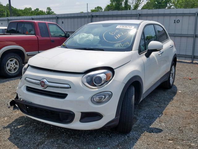 ZFBCFYBT1GP372761 - 2016 FIAT 500X EASY WHITE photo 2