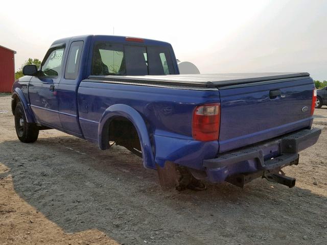 1FTYR44U55PA97028 - 2005 FORD RANGER SUP BLUE photo 9