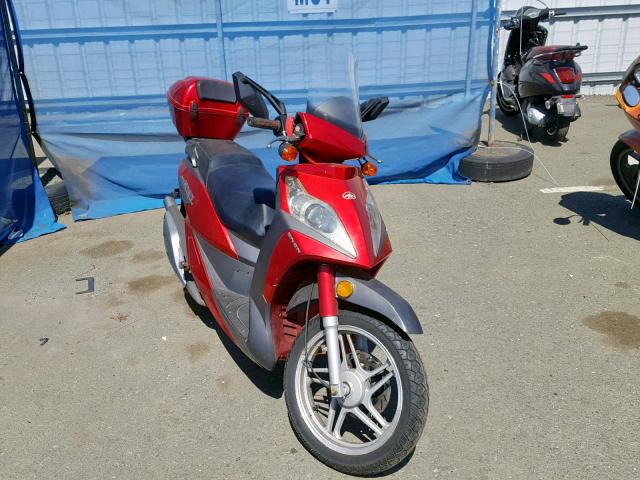 L5YTCKPA981209654 - 2008 YAMAHA SCOOTER RED photo 1