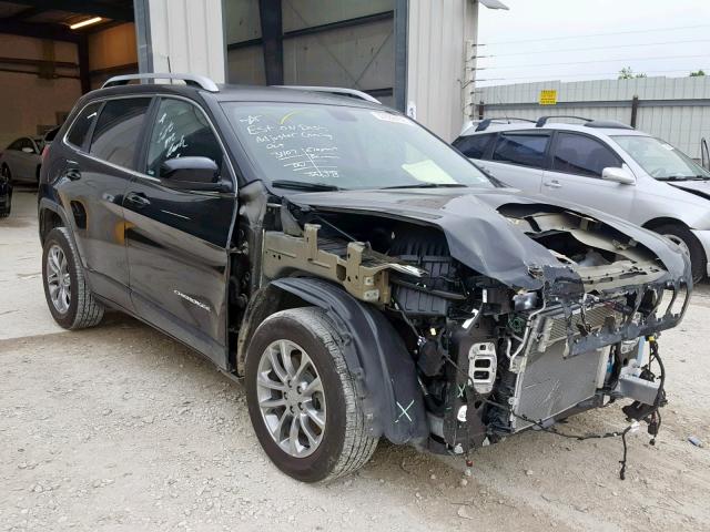 1C4PJLLB1KD226327 - 2019 JEEP CHEROKEE L BLACK photo 1