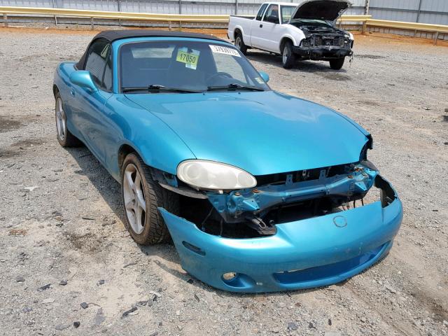 JM1NB353430310502 - 2003 MAZDA MX-5 MIATA TEAL photo 1