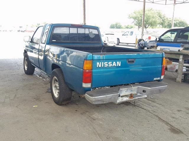 1N6HD16S4SC452263 - 1995 NISSAN TRUCK KING TURQUOISE photo 3