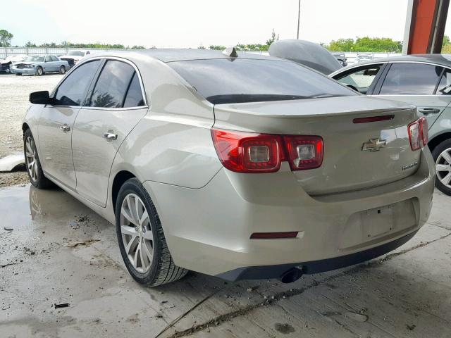 1G11H5SA8DF320260 - 2013 CHEVROLET MALIBU LTZ თაფლისფერი ფოტო 3
