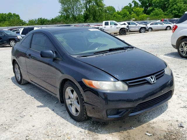 2HGFG12896H542024 - 2006 HONDA CIVIC EX BLACK photo 1