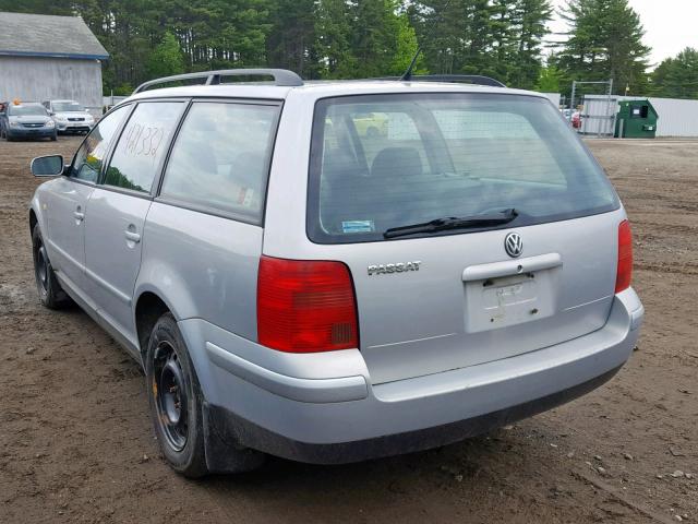 WVWNA63BXXE499244 - 1999 VOLKSWAGEN PASSAT GLS BLUE photo 3